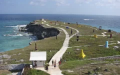 Punta Sur de Isla Mujeres en parque garrafón