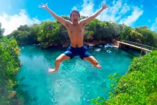 Salto del valiente en Xel-ha